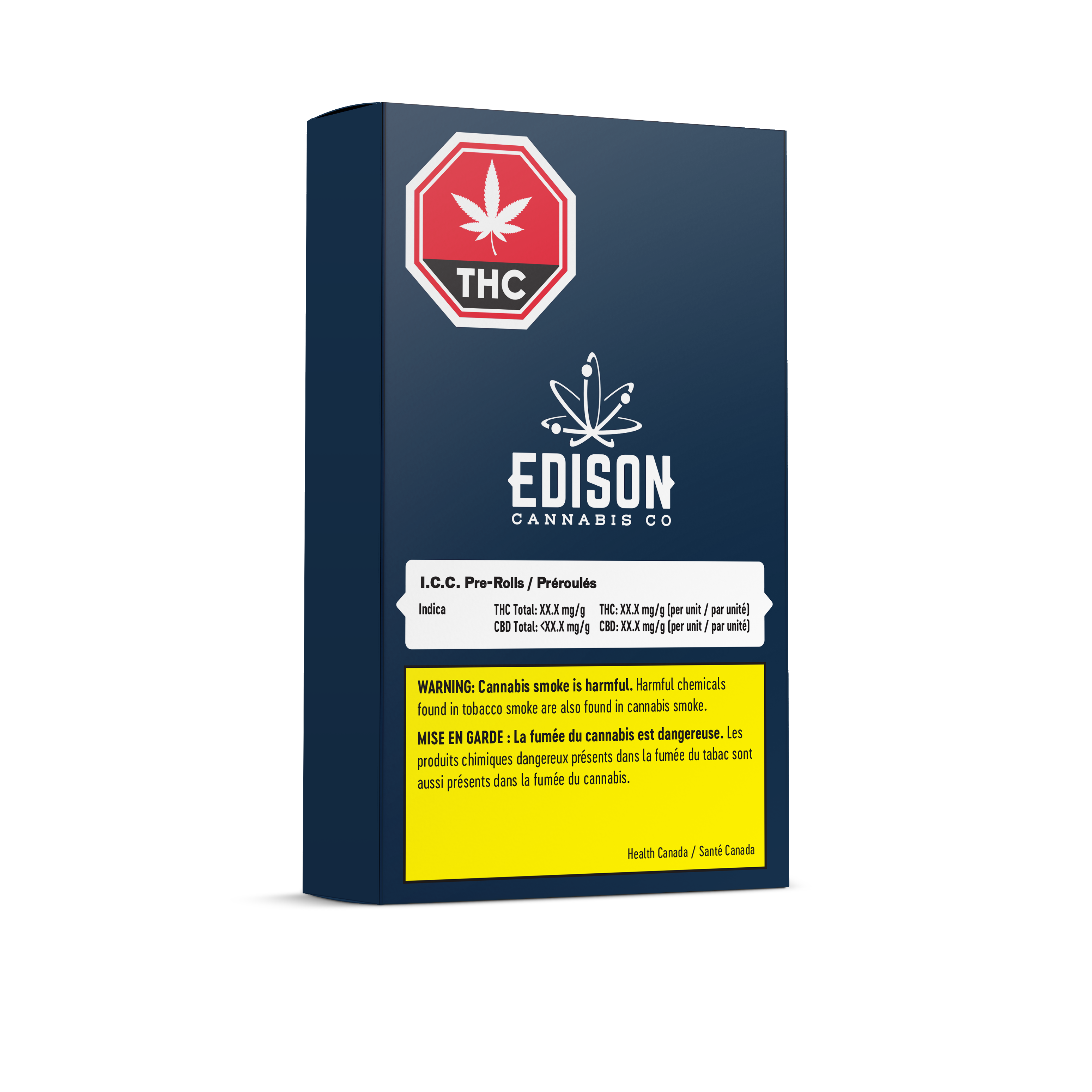 EDISON I.C.C (IND) PRE-ROLL - 0.5G X 3