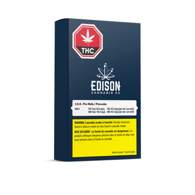 EDISON I.C.C (IND) PRE-ROLL - 0.5G X 3
