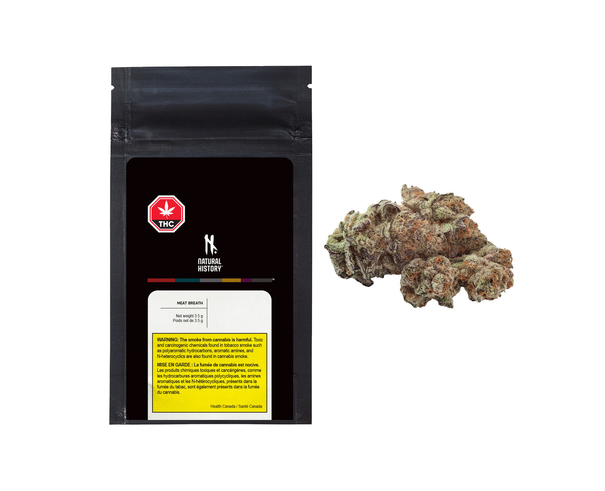 NATURAL HISTORY MEAT BREATH (IND) DRIED - 3.5G