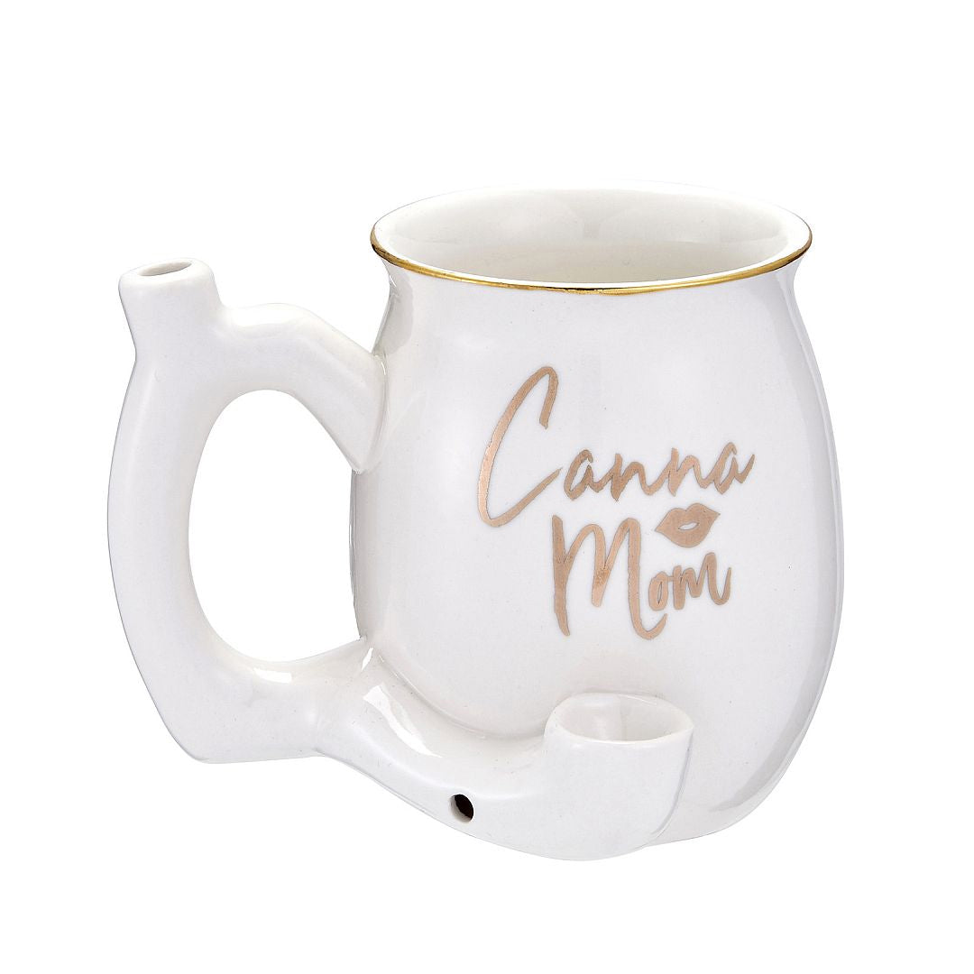 ROAST & TOAST CERAMIC MUG W/ PIPE - CANNA MOM