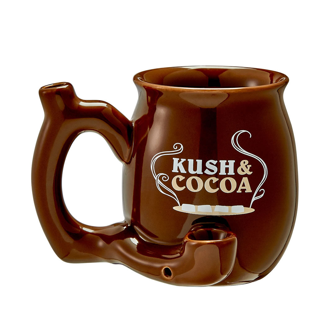 ROAST & TOAST CERAMIC MUG W/ PIPE - KUSH & COCOA