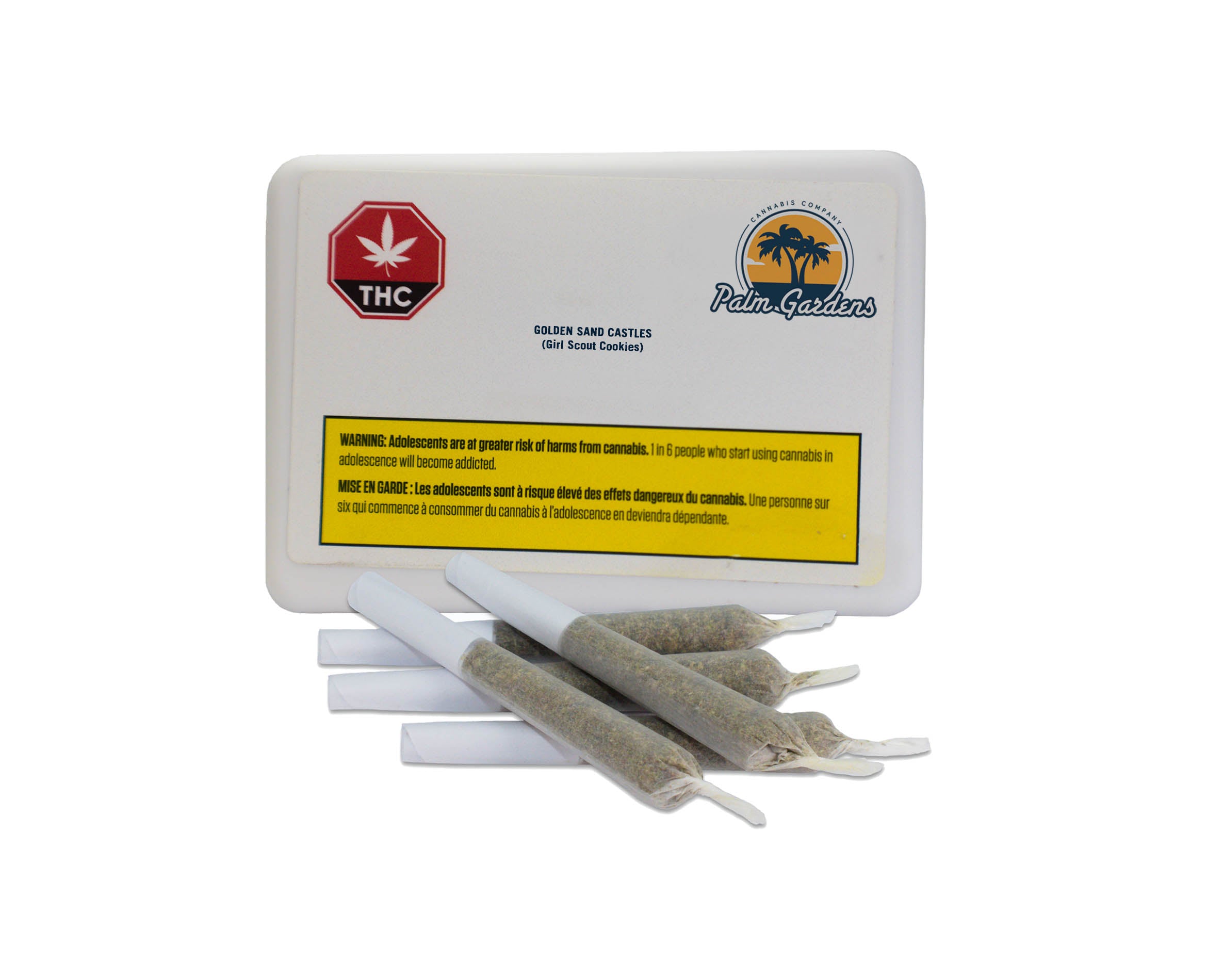 PALM GARDENS GOLDEN SAND CASTLES (H) PRE-ROLL - 0.35G X 5