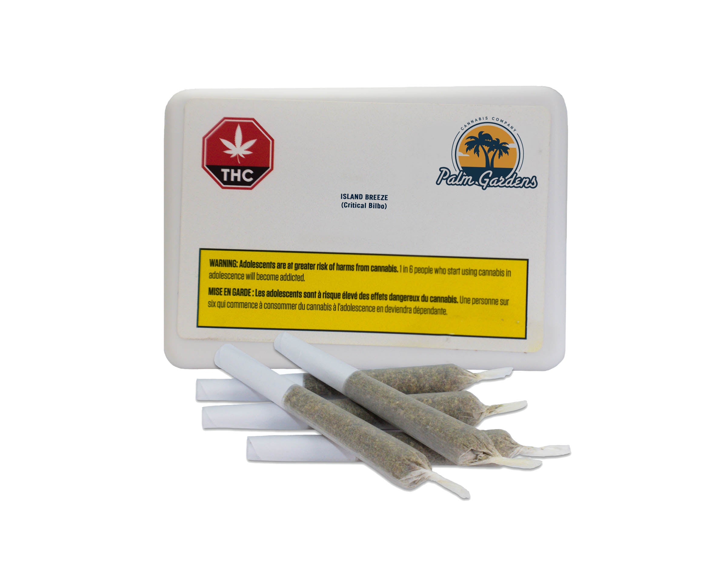 PALM GARDENS ISLAND BREEZE (H) PRE-ROLL - 0.35G X 5
