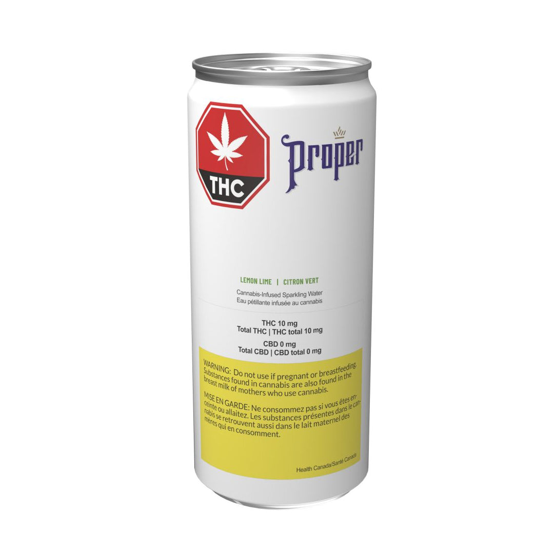 PROPER LEMON LIME SPARKLING WATER (H) BEV - 355ML X 1