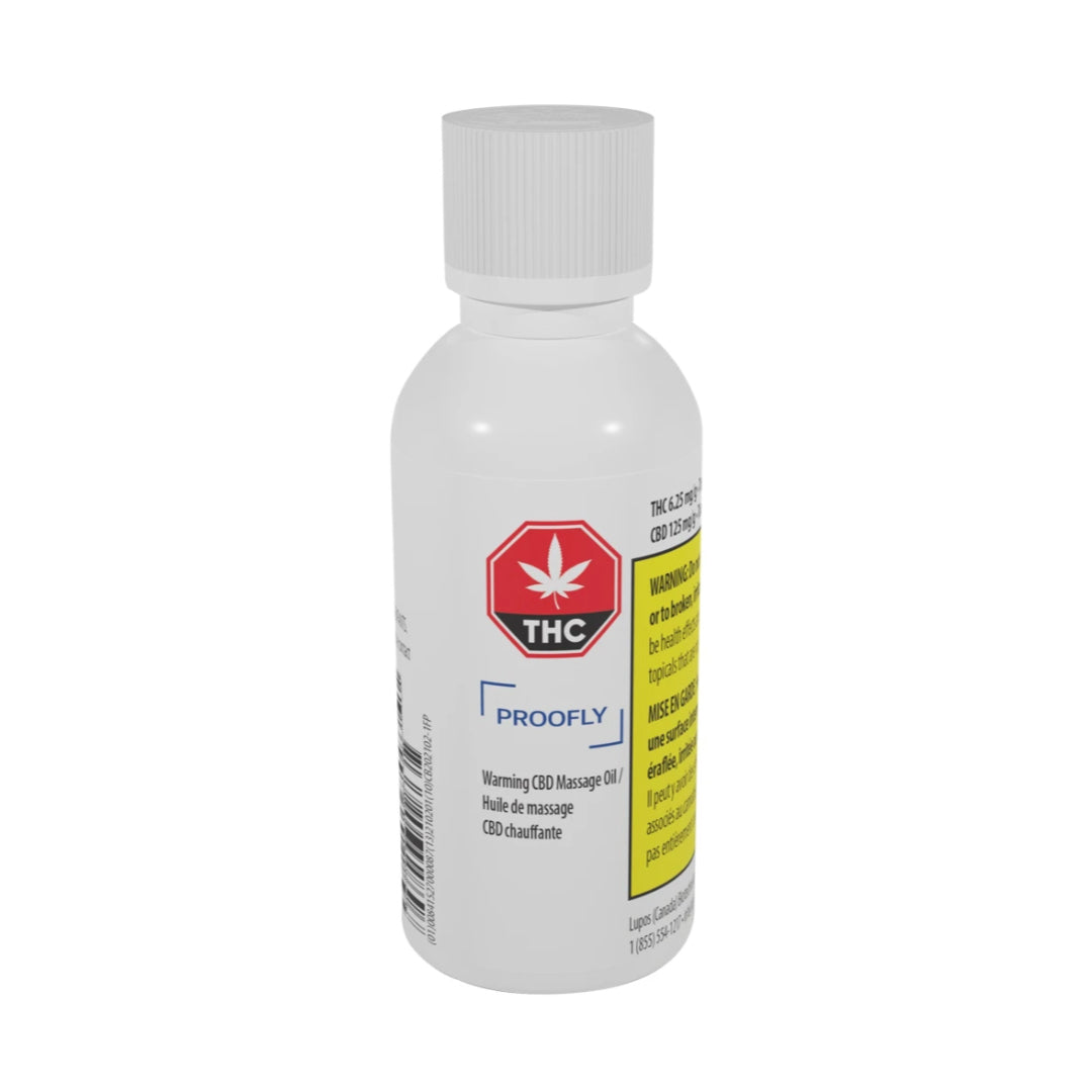 PROOFLY WARMING CBD MASSAGE (H) OIL - 25G