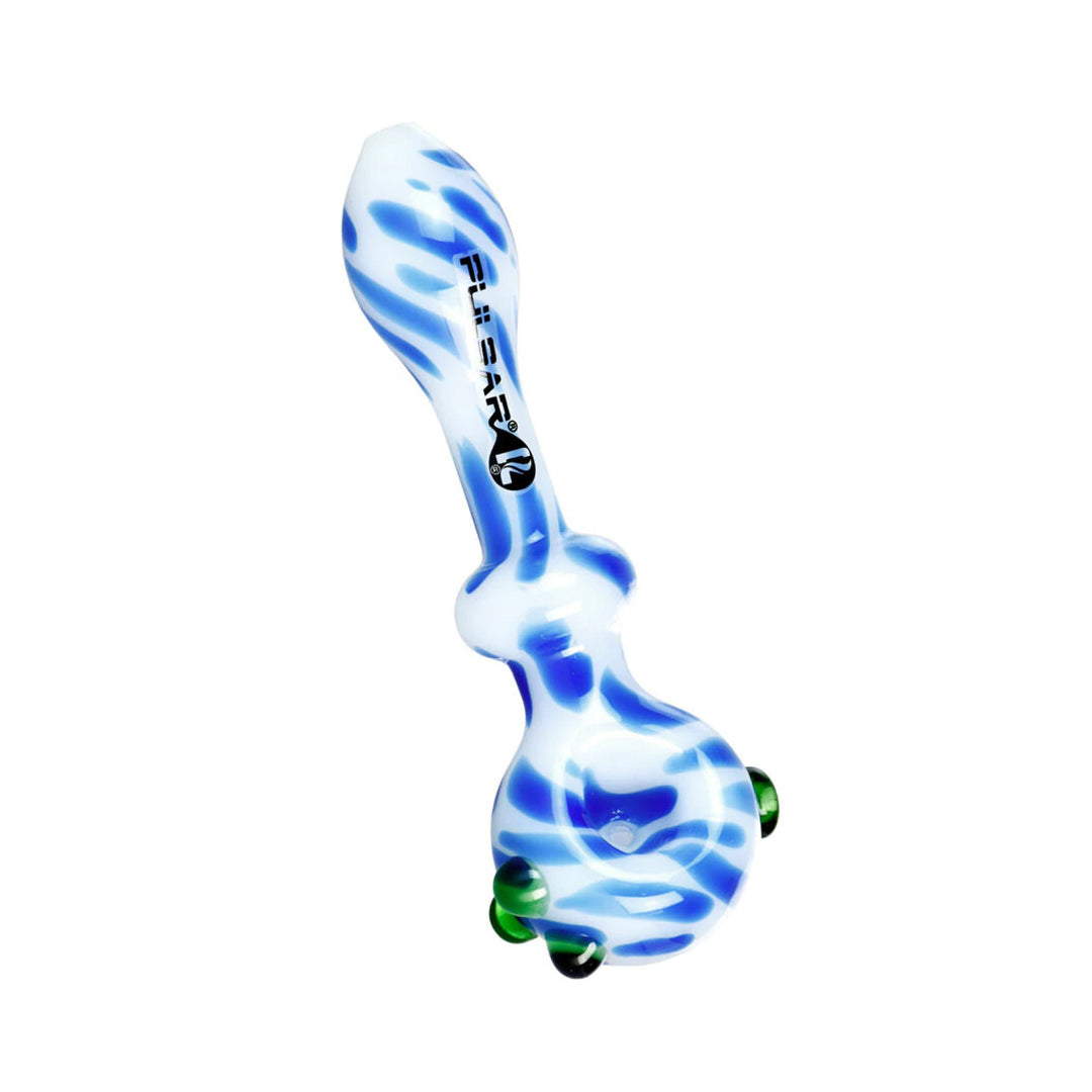 PULSAR 5" CREME SWIRL SPOON PIPE