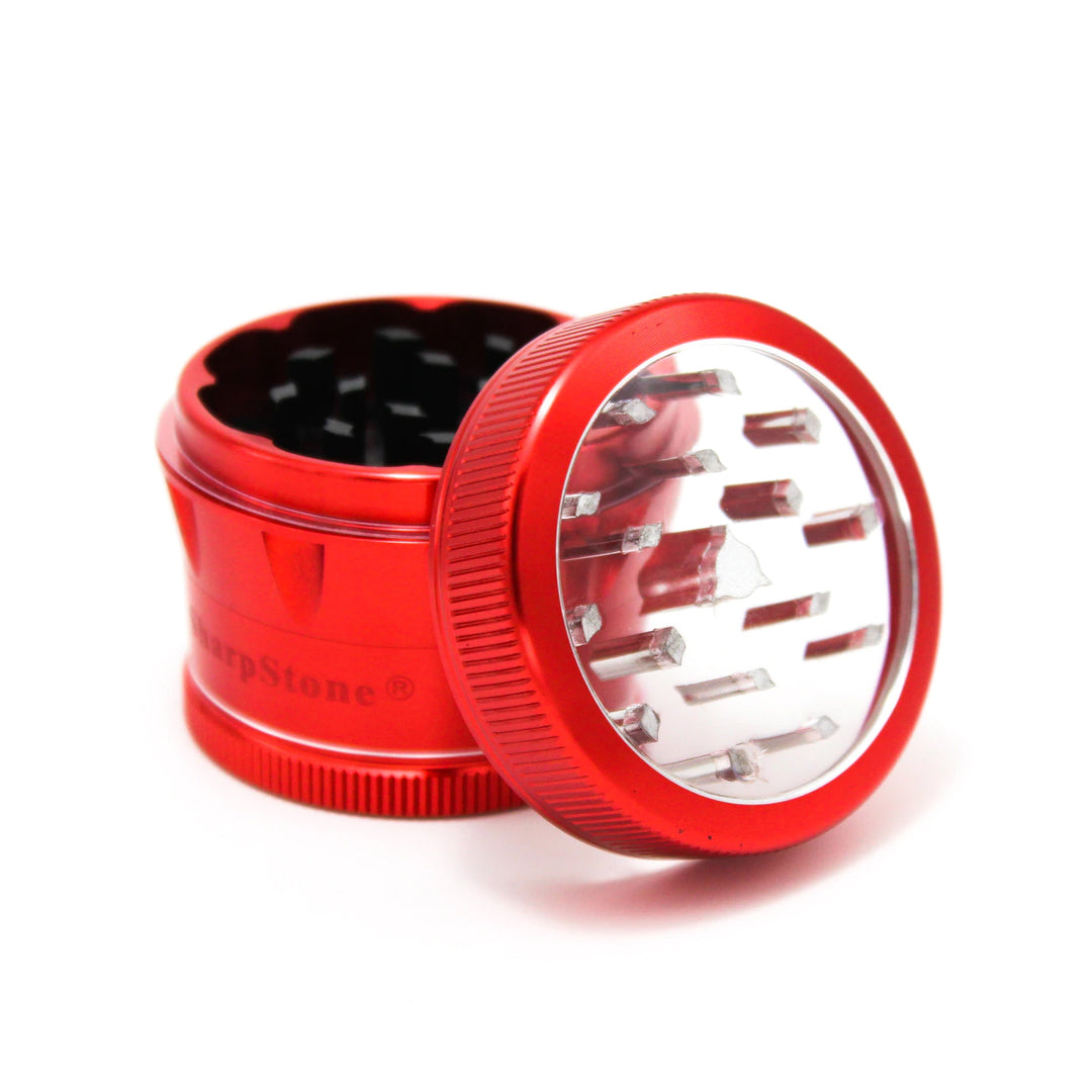 SHARPSTONE 4PC CLEAR TOP GRINDER 2.2"