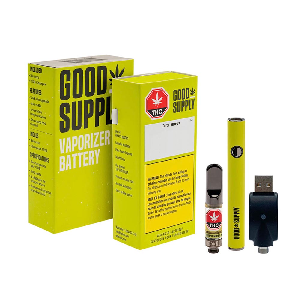 GOOD SUPPLY PURPLE MONKEY (H) 510 KIT - 0.5G