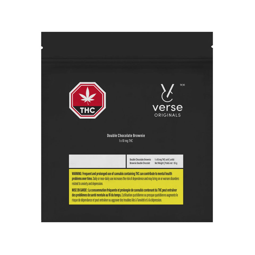 VERSUS ORIGINALS DOUBLE CHOCOLATE (H) BROWNIE - 55G
