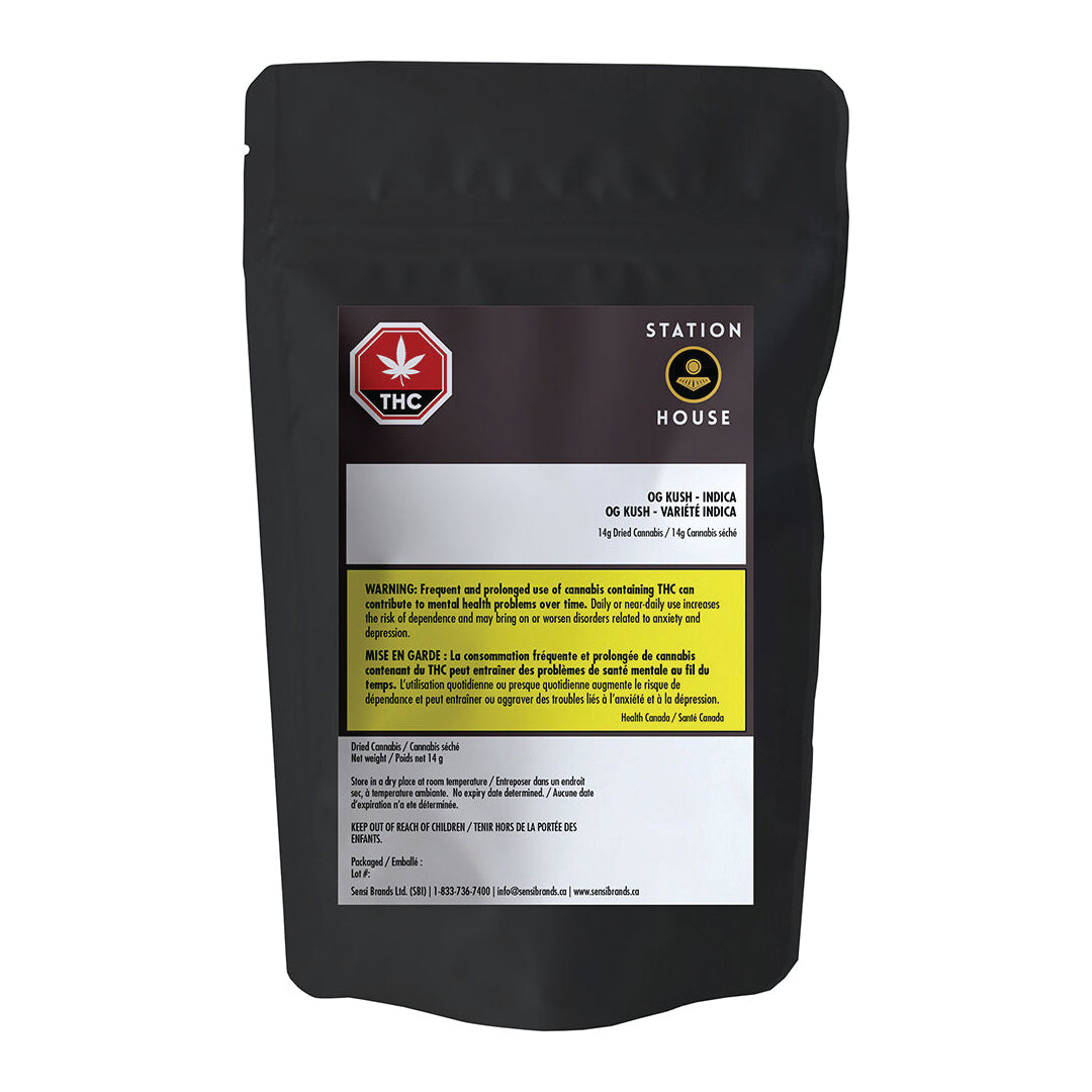 STATION HOUSE OG KUSH (IND) DRIED - 14G