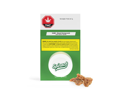 SPINACH DABZ DIESEL HONEYCOMB (H) WAX - 1G