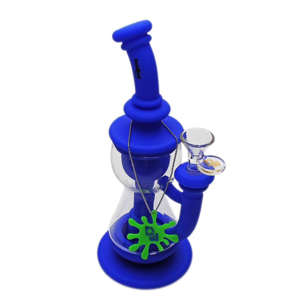 DABWARE PLATINUM 10" INCYCLER SILICONE BONG WITH BANGER