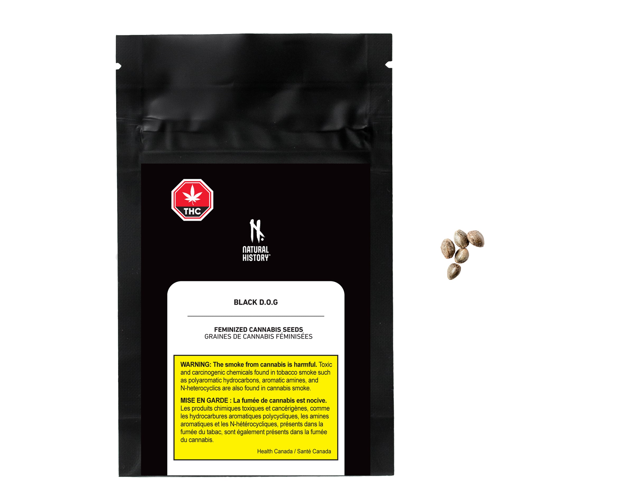 NATURAL HISTORY BLACK D.O.G. (H) SEEDS - 5PK