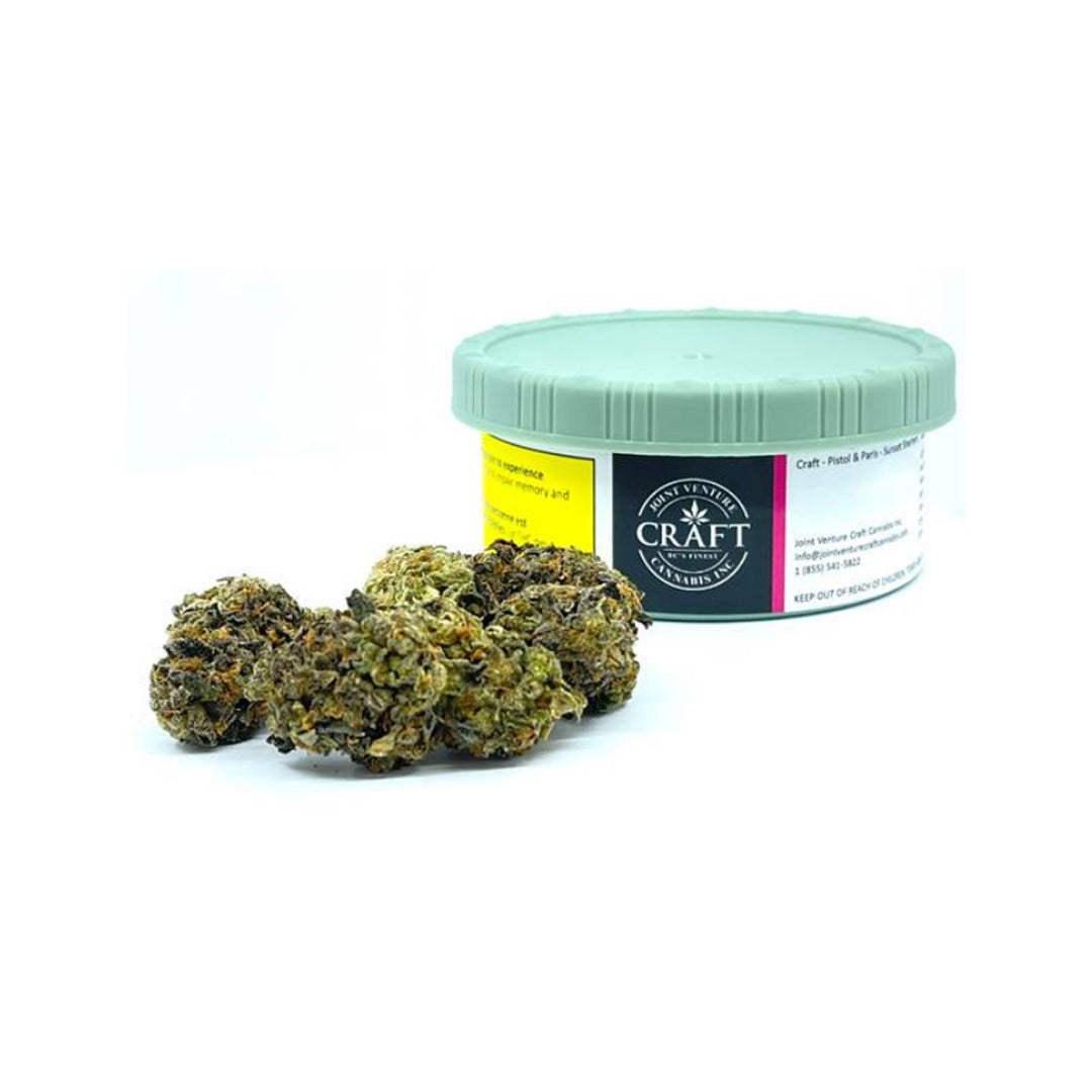 JOINT VENTURE PISTOL PARIS SUNSET SHERBERT (IND) DRIED -3.5G