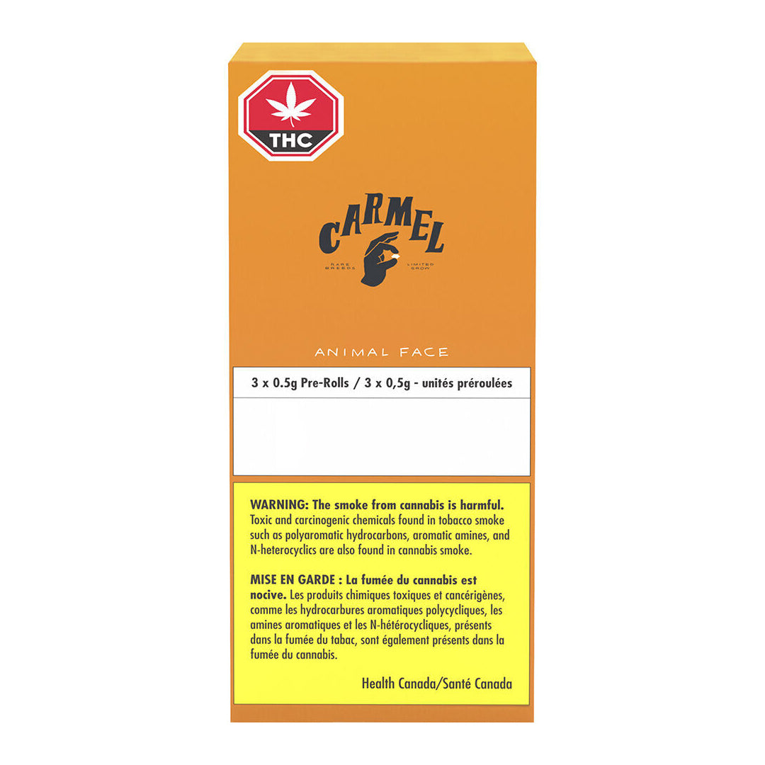 CARMEL ANIMAL FACE (S) PRE-ROLL - 0.5G X 3