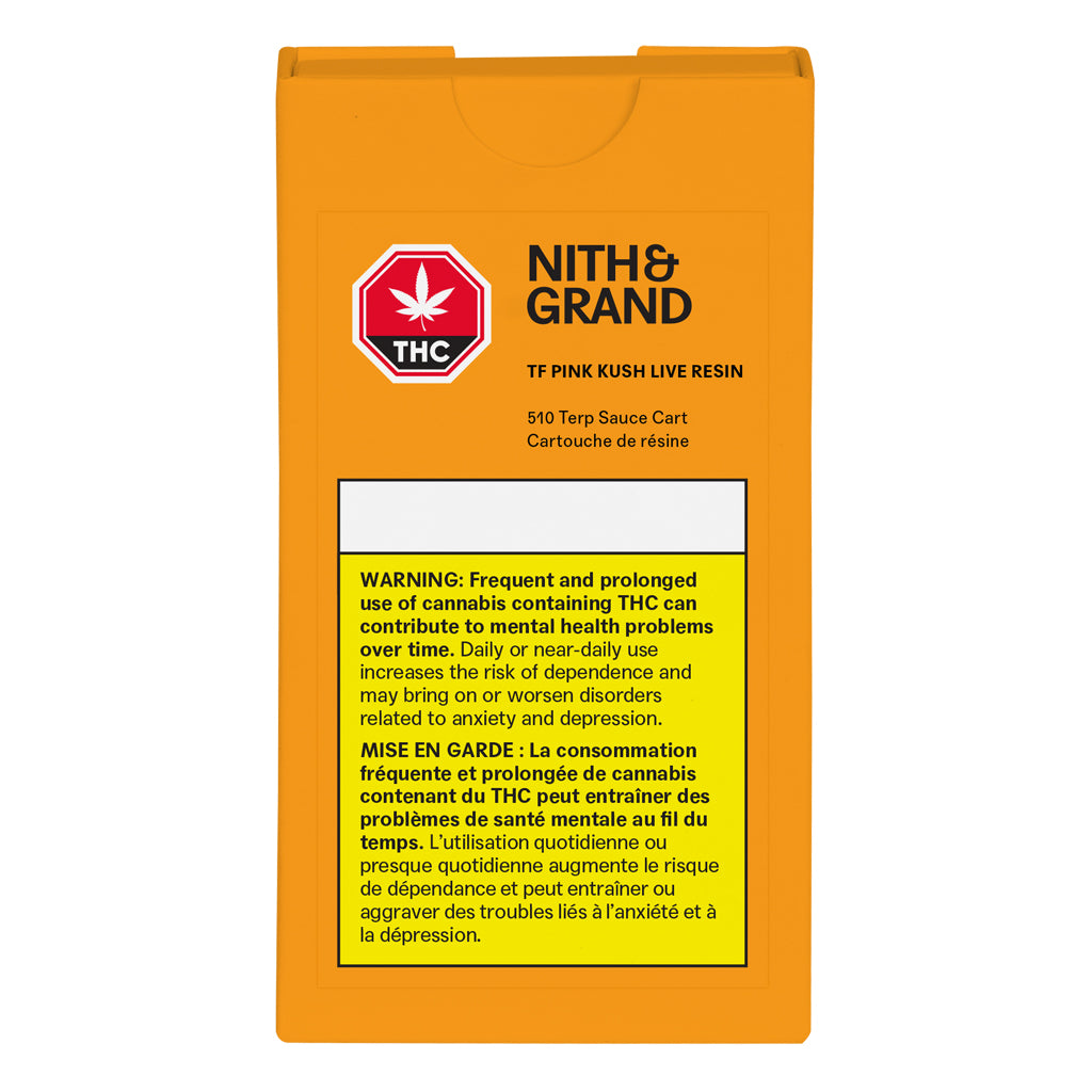NITH & GRAND TF PINK KUSH LIVE RESIN SAUCE (IND) 510 - 0.5G
