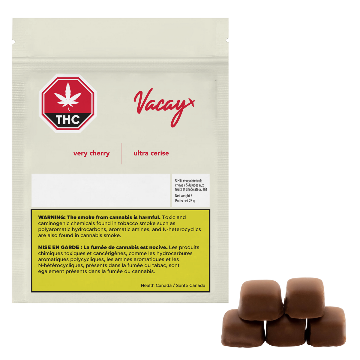 VACAY VERY CHERRY (H) CHEW - 2MG X 5