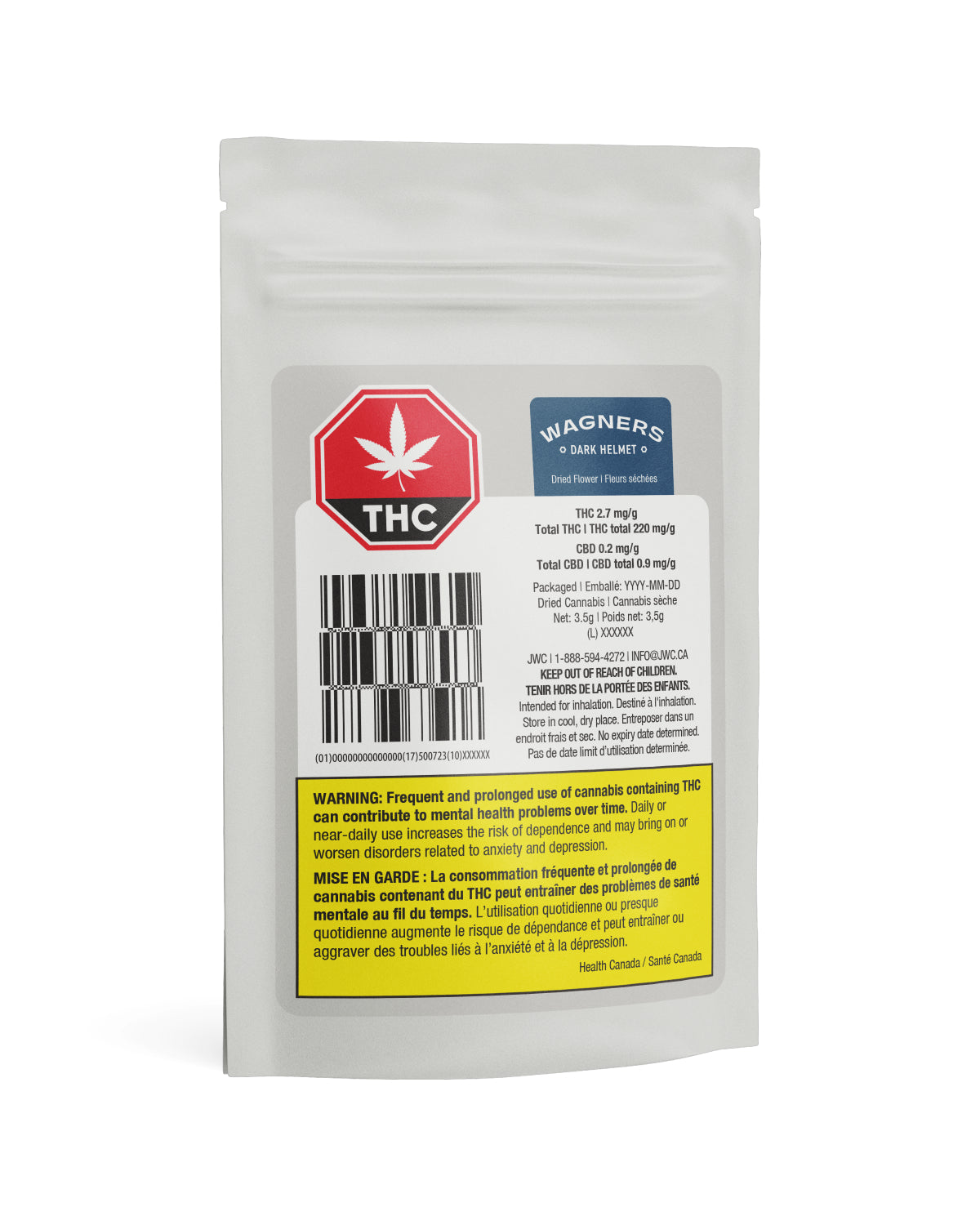 WAGNERS DARK HELMET (H) DRIED - 3.5G