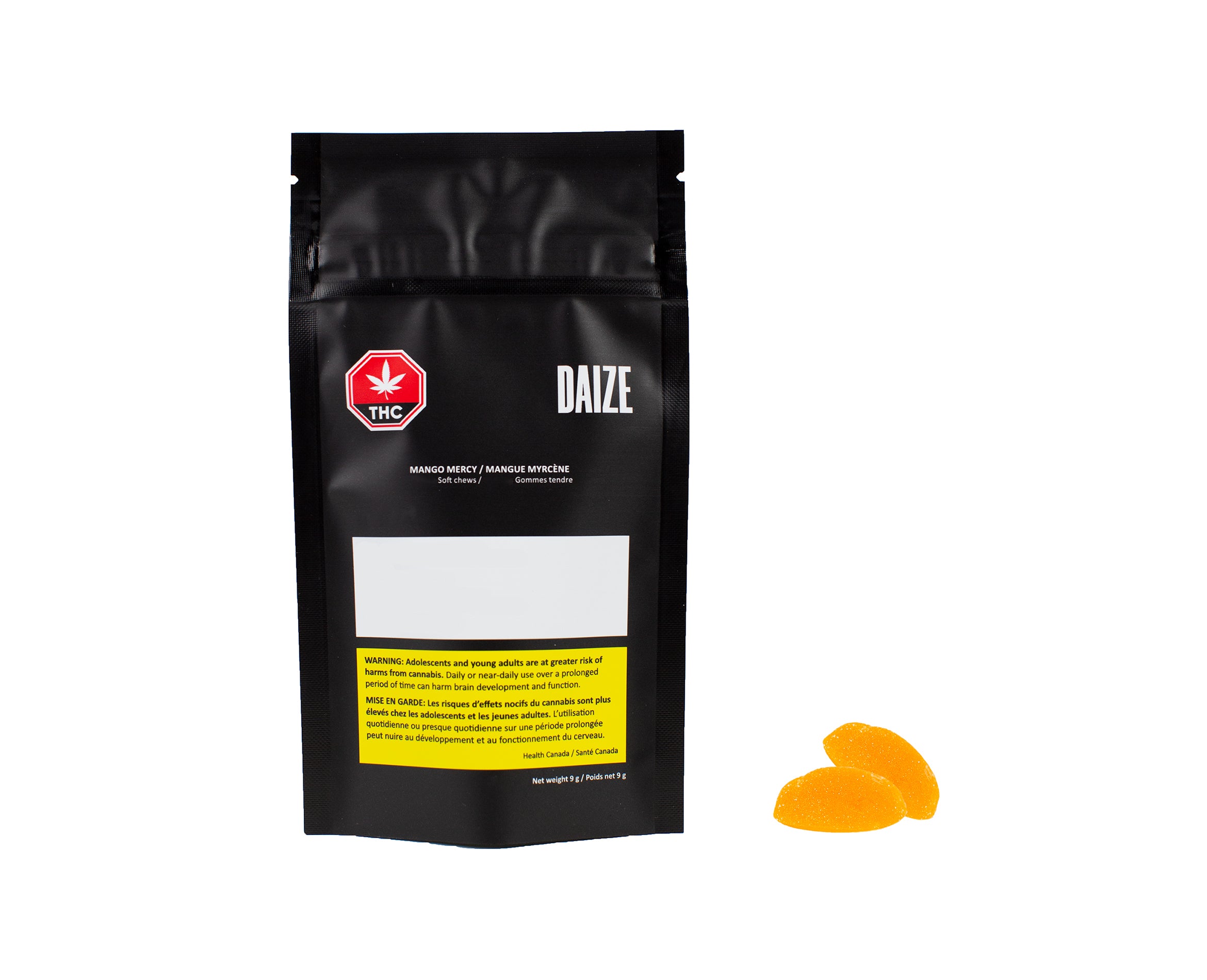 DAIZE MANGO MERCY THC SOFT (H) CHEW - 5MG X 2