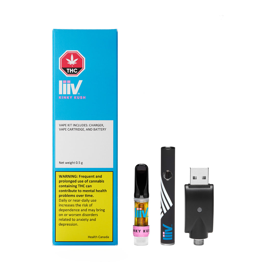 LIIV KINKY KUSH (H) 510 STARTER PACK - 0.5G