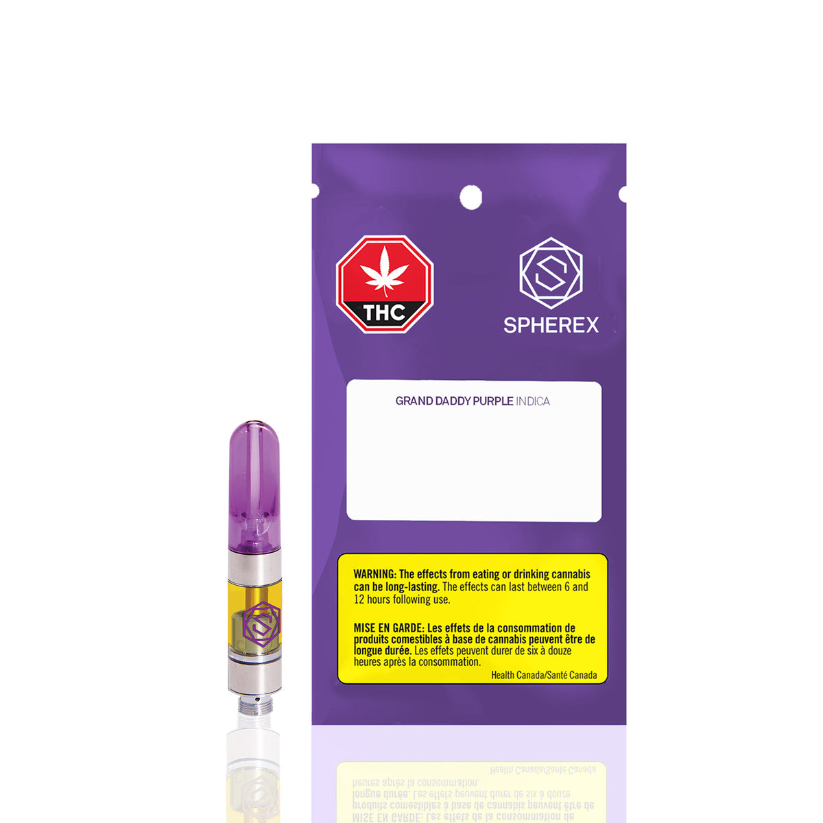 SPHEREX GRAND DADDY PURPLE (IND) 510 - 0.5G