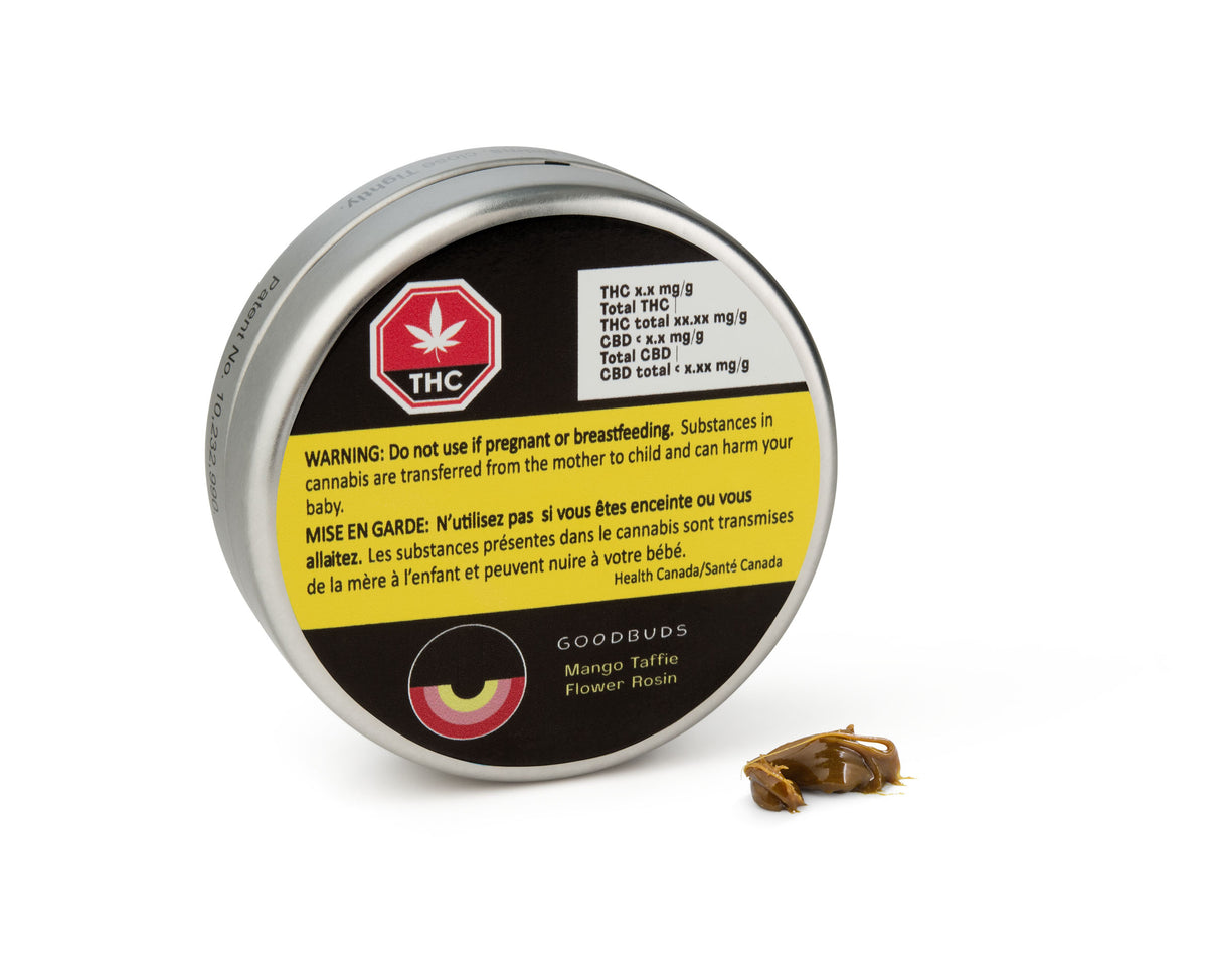 GOOD BUDS MANGO TAFFIE (S) ROSIN - 1G