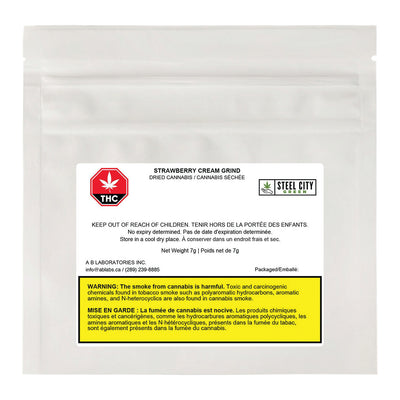 STEEL CITY GREEN STRAWBERRY CREAM MILLED (S) DRIED - 7G