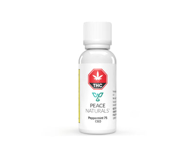 PEACE NATURALS PEPPERMINT 75 CBD (H) OIL - 25ML