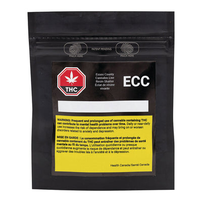 ESSEX COUNTY CANNABIS LIVE RESIN (S) SHATTER - 1G