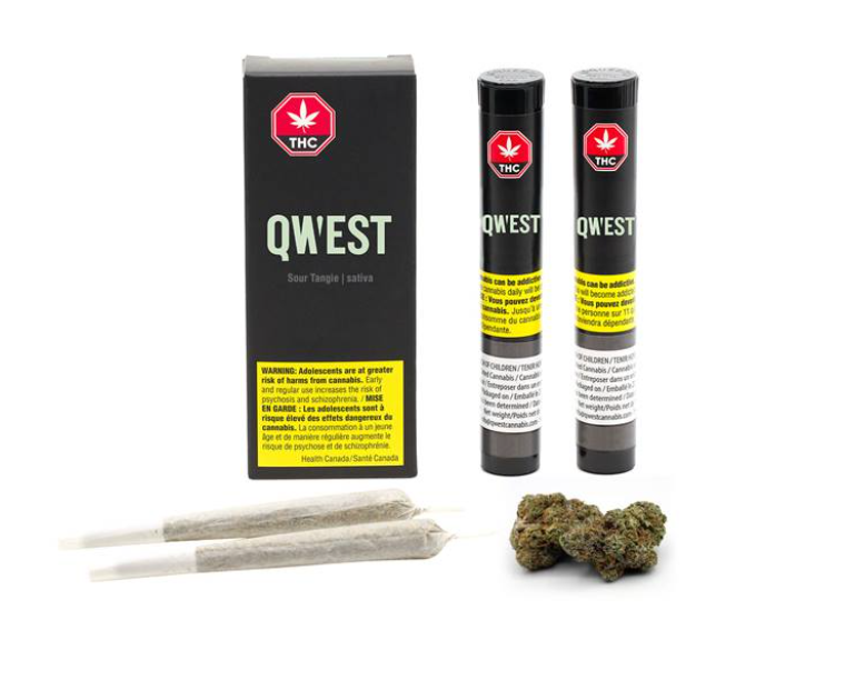 QWEST SOUR TANGIE (H) PRE-ROLL - 0.5G X 2