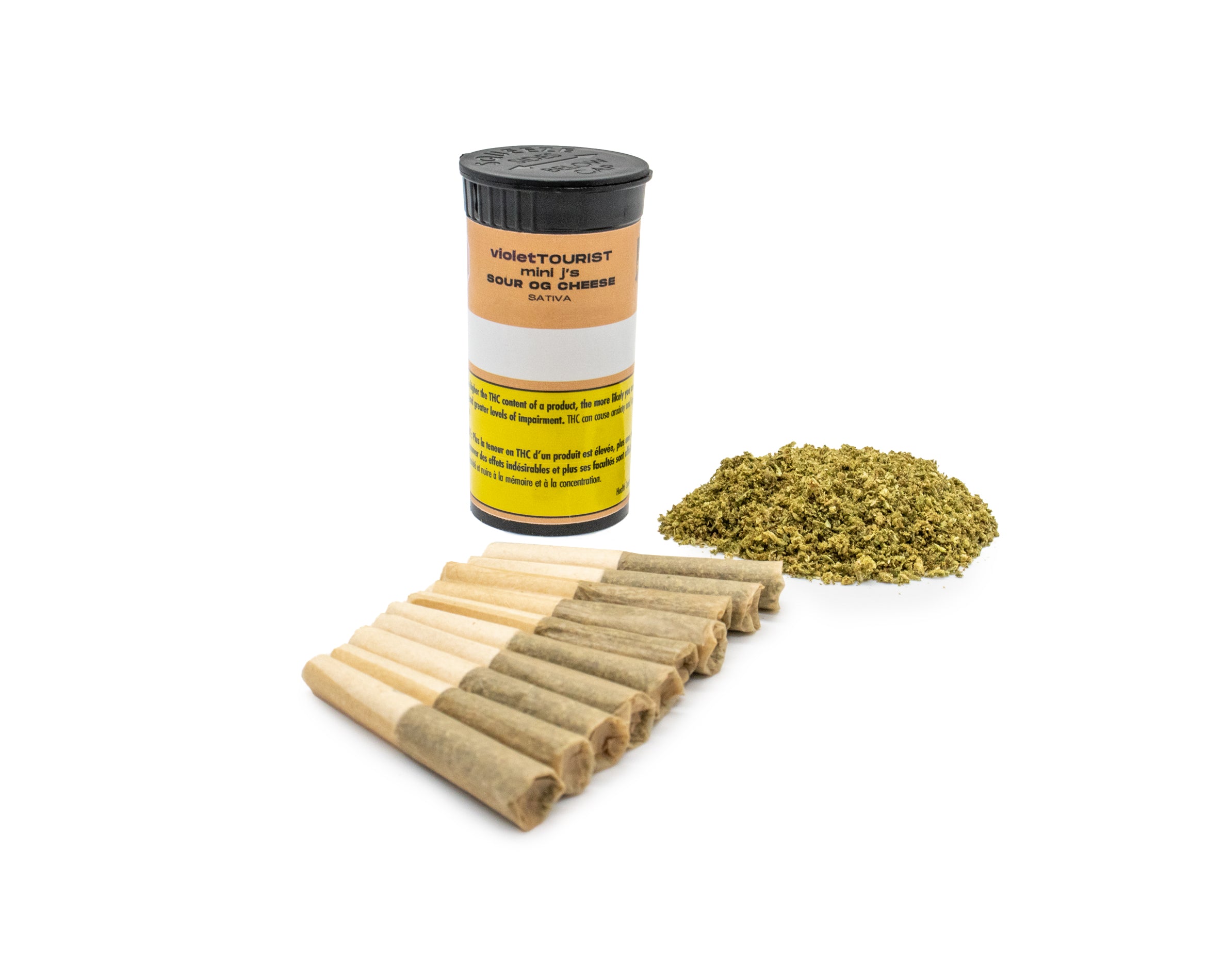 VIOLET TOURIST SOUR OG CHEESE (S) PRE-ROLL - 0.35G X 10