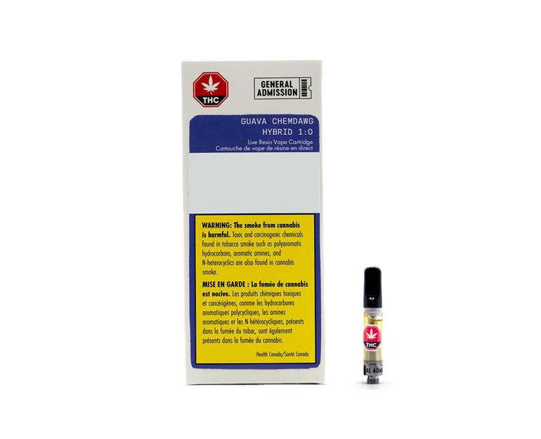 GENERAL ADMISSION GUAVA CHEMDAWG (H) LIVE RESIN 510 - 0.95G