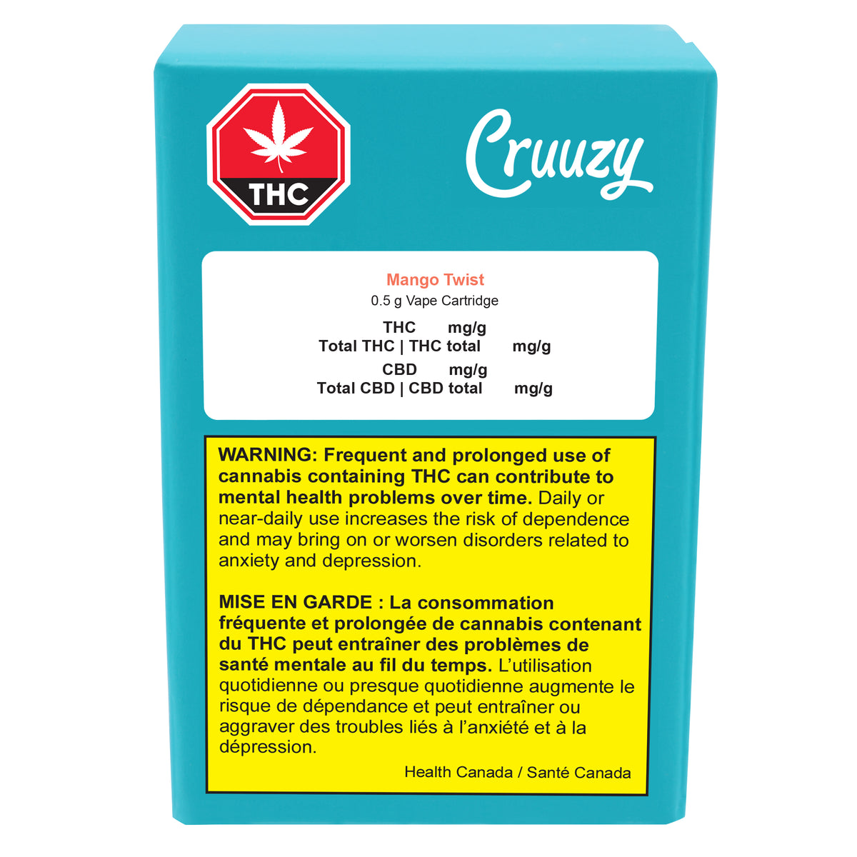 CRUUZY MANGO TWIST (H) 510 - 0.5G