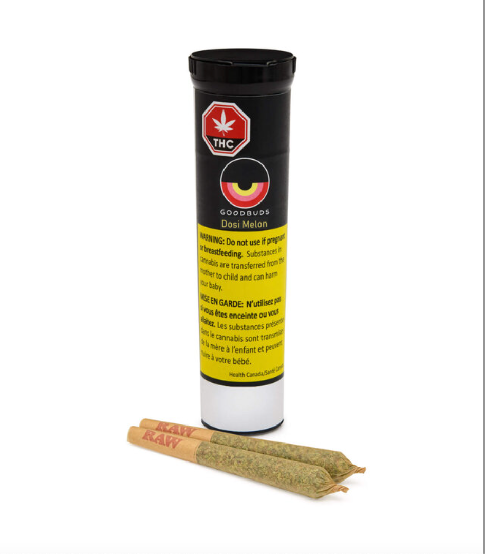 GOOD BUDS DOSI MELON (S) PRE-ROLL - 0.5G X 2