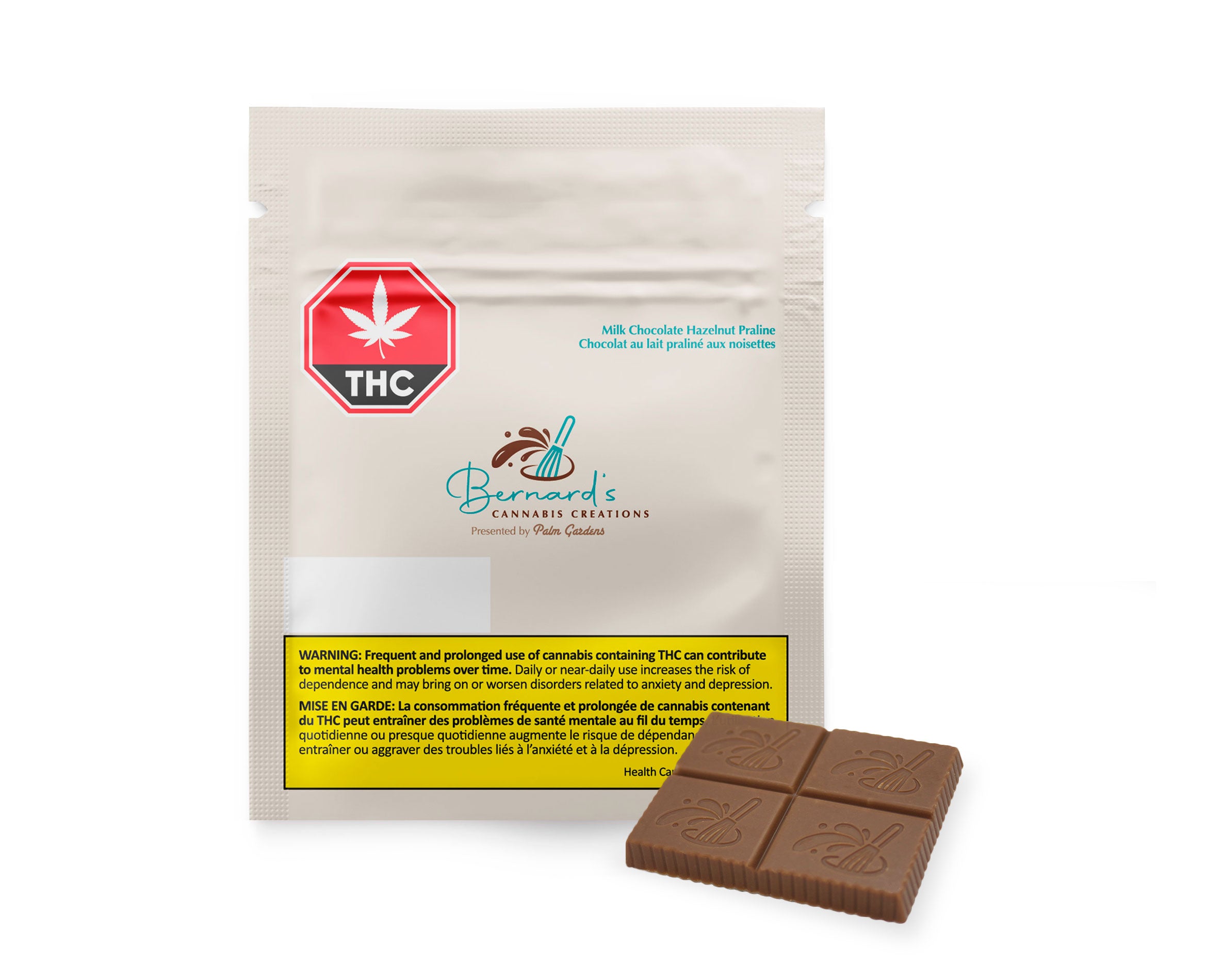 BERNARDS HAZELNUT PRALINE MILK CHOCOLATE (H) CHOC - 10MG X 1