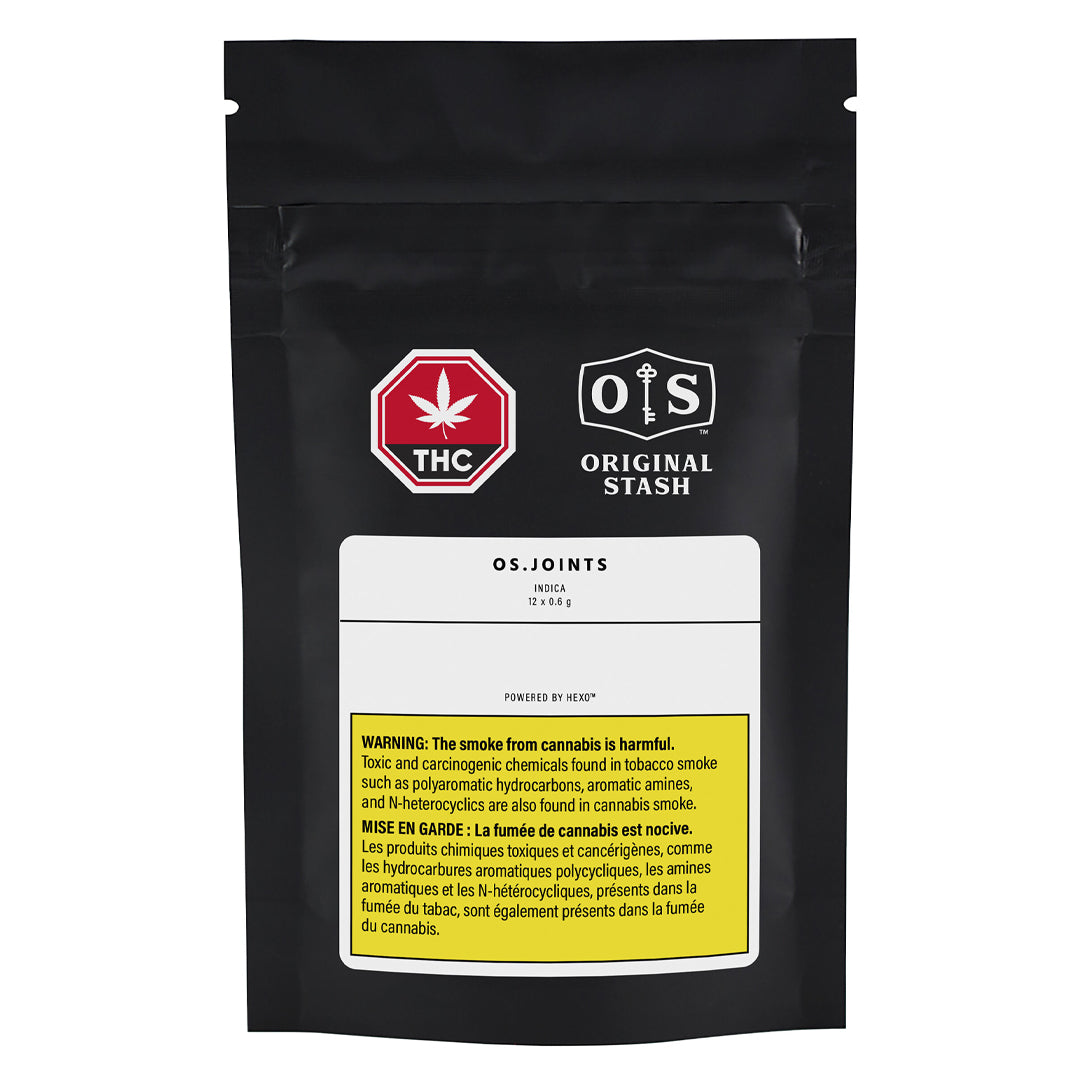 ORIGINAL STASH OS.JOINTS (IND) PRE-ROLL - 0.6G X 12