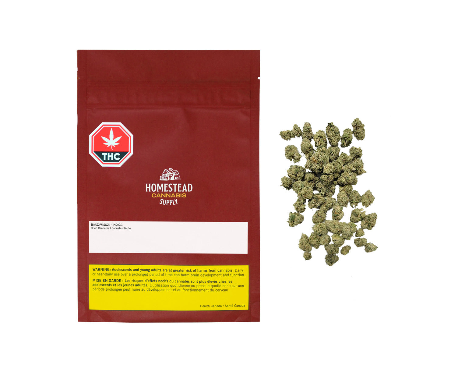HOMESTEAD BANDWAGON INDICA (IND) DRIED - 28G