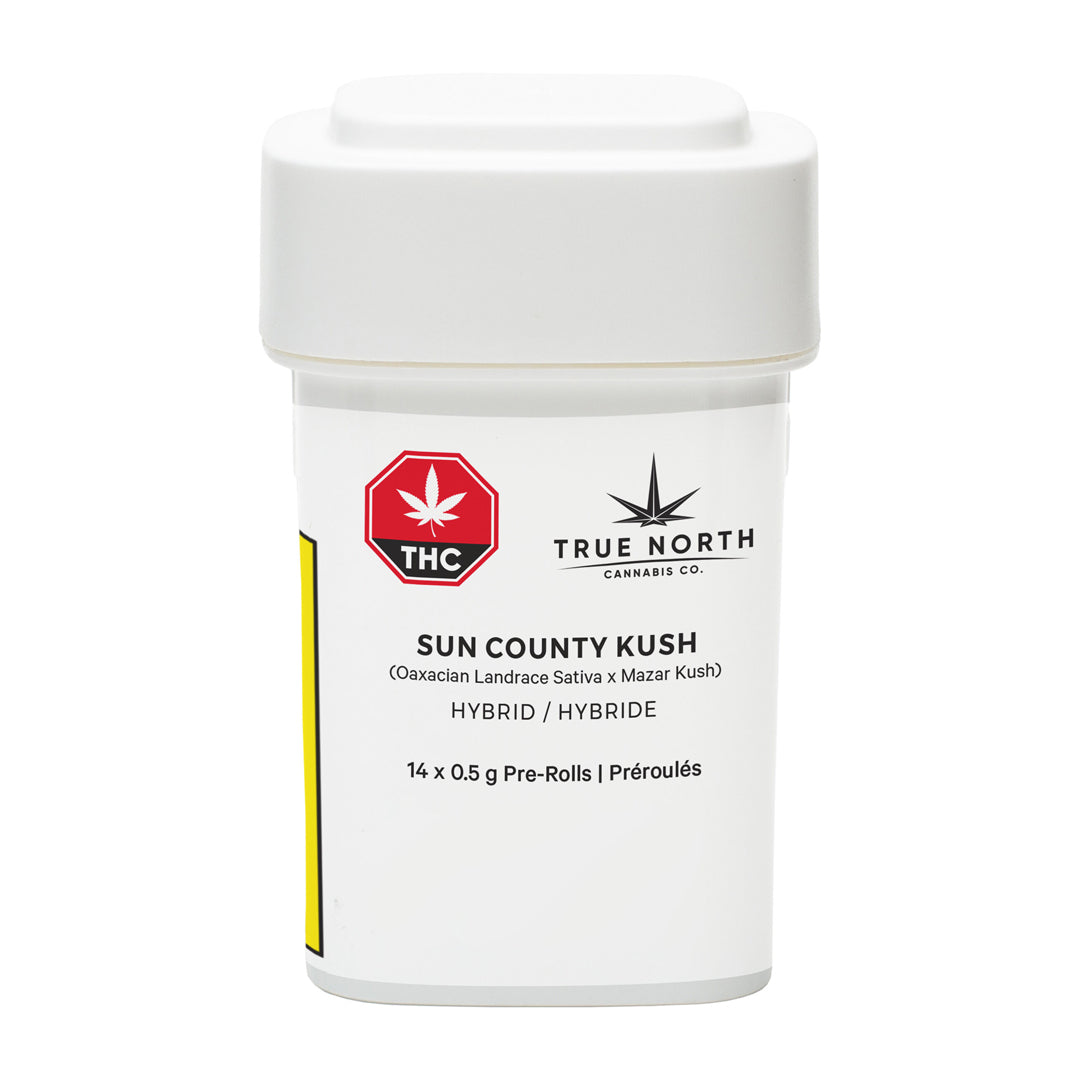 TRUE NORTH CANNABIS SUN COUNTY KUSH (H) PRE-ROLL - 0.5G X 14