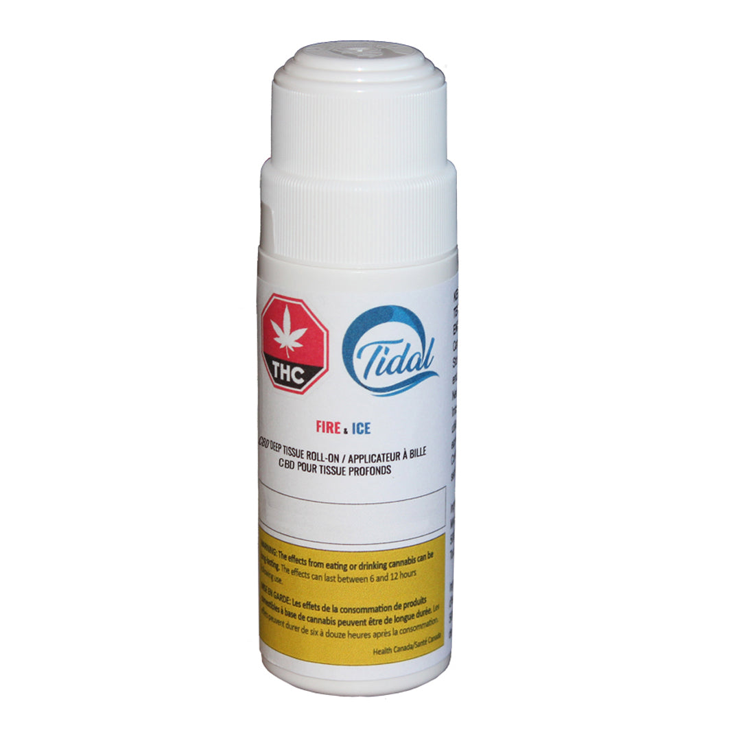 TIDAL FIRE AND ICE CBD DEEP TISSUE ROLL ON (H) TOPICAL - 40G
