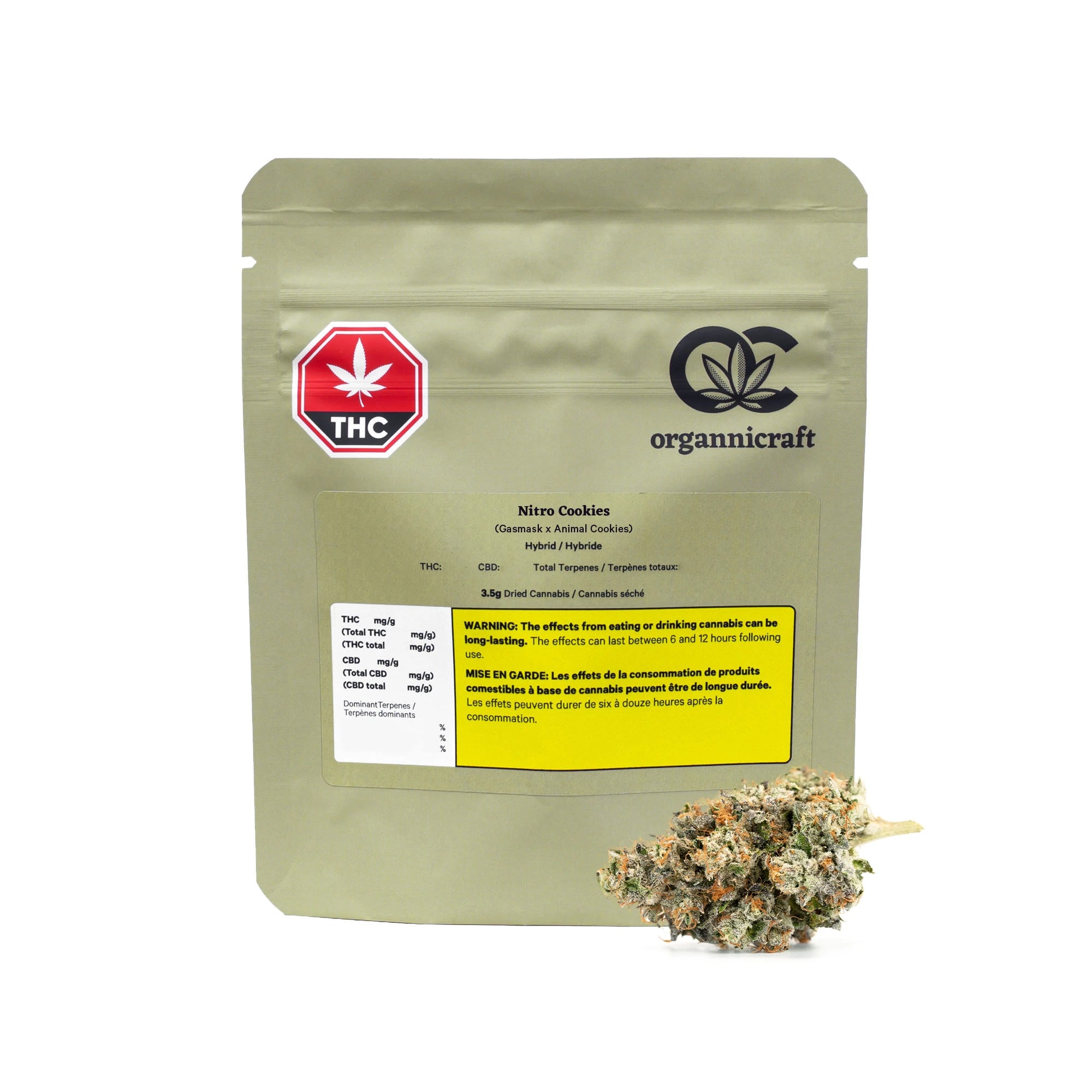 ORGANNICRAFT NITRO COOKIES (H) DRIED - 3.5G