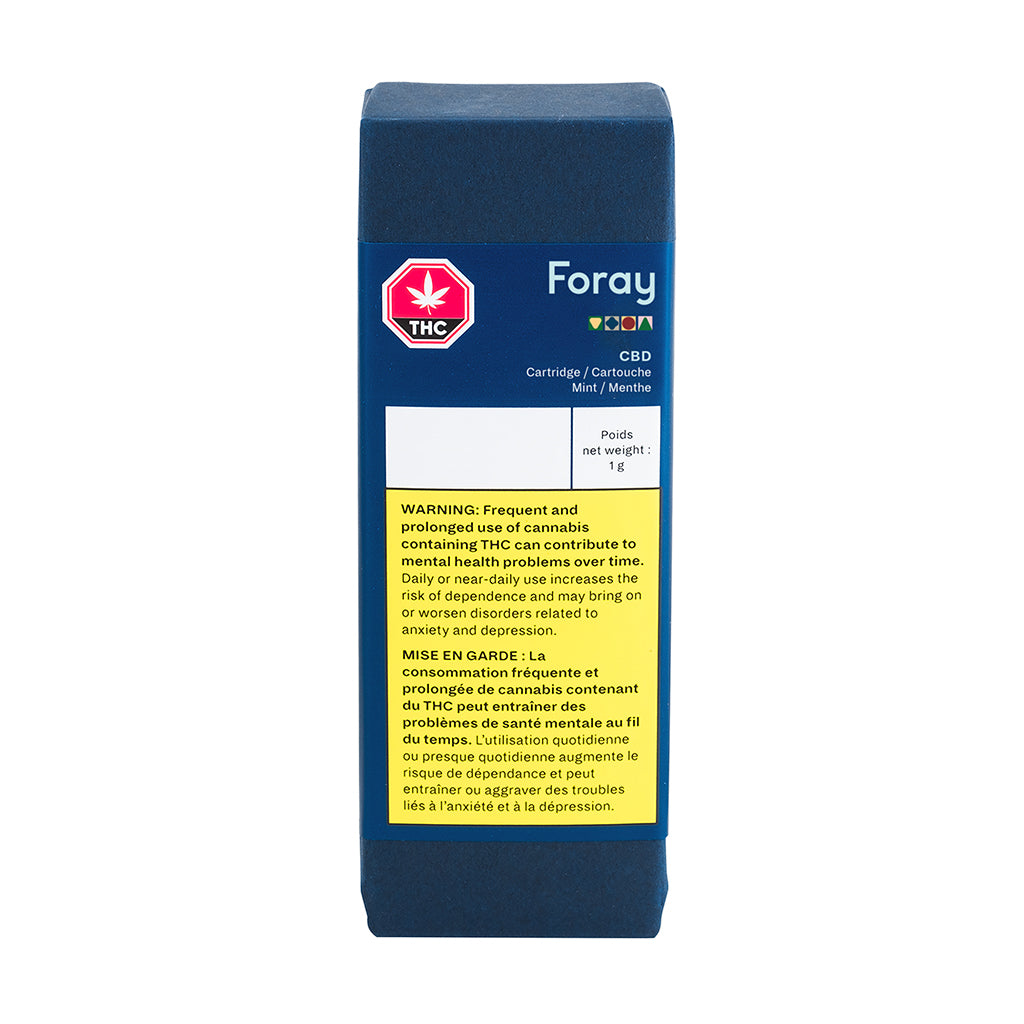FORAY CBD MINT (H) 510 - 1G