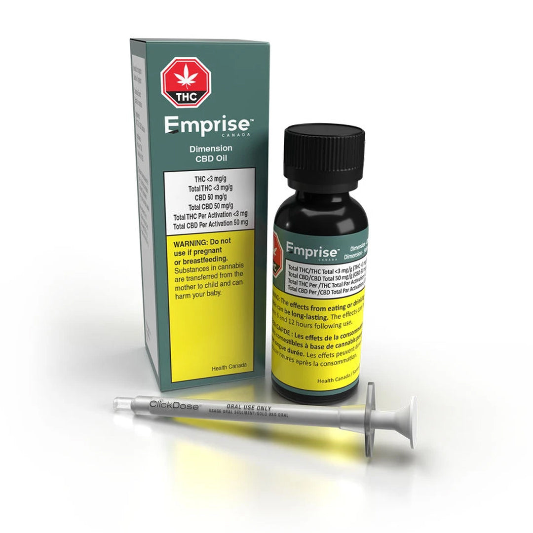 EMPRISE DIMENSION50 CBD (H) OIL - 28.5G