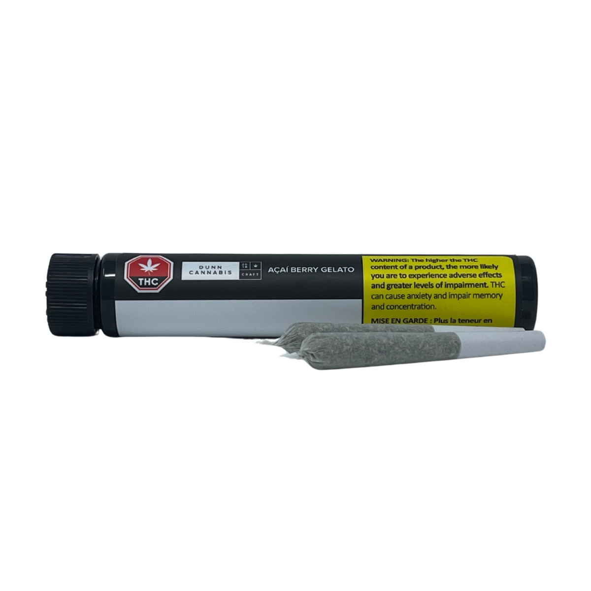DUNN CANNABIS ACAI BERRY GELATO (H) PRE-ROLL - 0.5G X 2