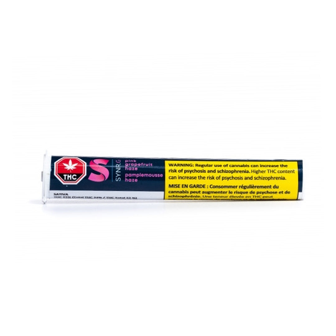 SYNRG PINK GRAPEFRUIT HAZE (S) PRE-ROLL - 0.5G X 3