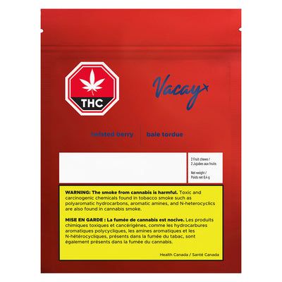 VACAY TWISTED BERRY FRUIT (H) CHEW - 2MG X 5