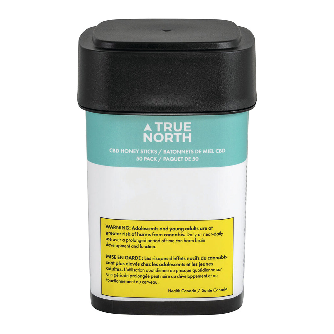 TRUE NORTH CBD HONEY (H) STICKS - 20MG CBD X 50