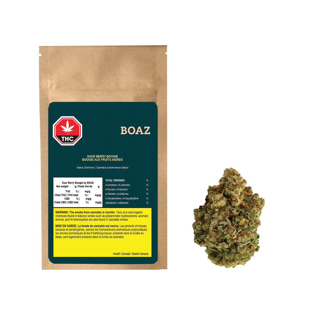 BOAZ SOUR BERRY BOOGIE (H) DRIED - 3.5G