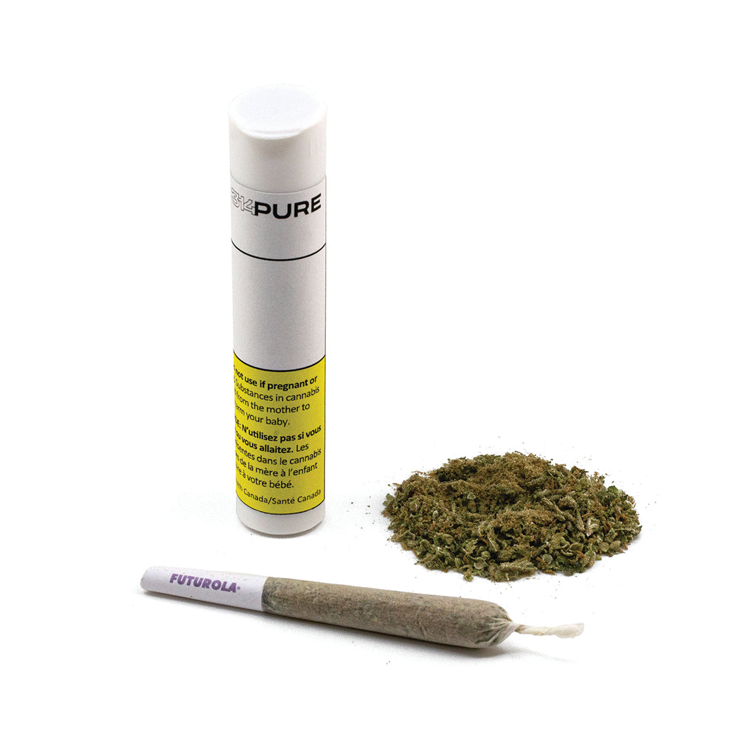 314 PURE ENHANCED CONCENTRATE HASH (H) INF PRE-ROLL - 0.5GX4