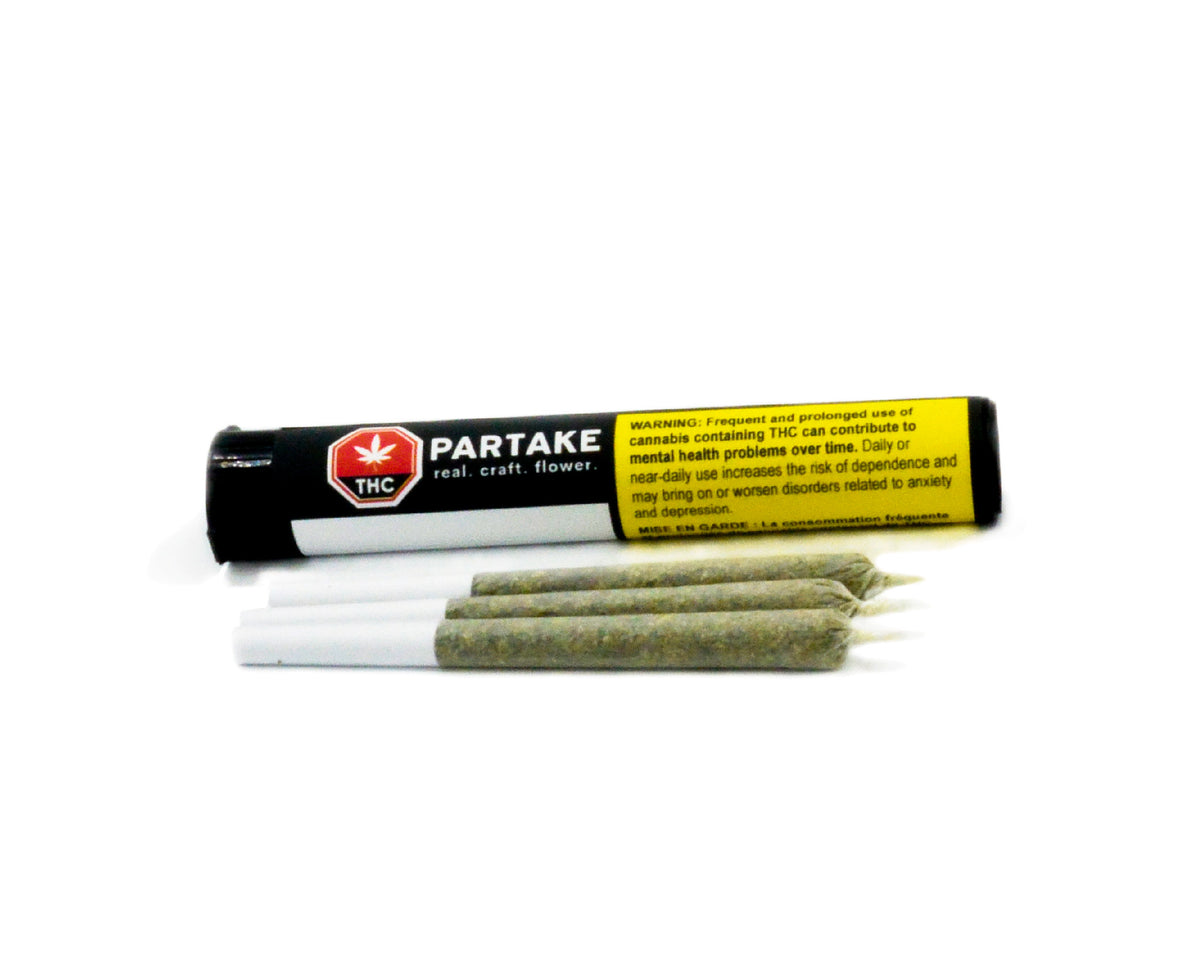 PARTAKE GMO (H) PRE-ROLL - 0.5G X 3