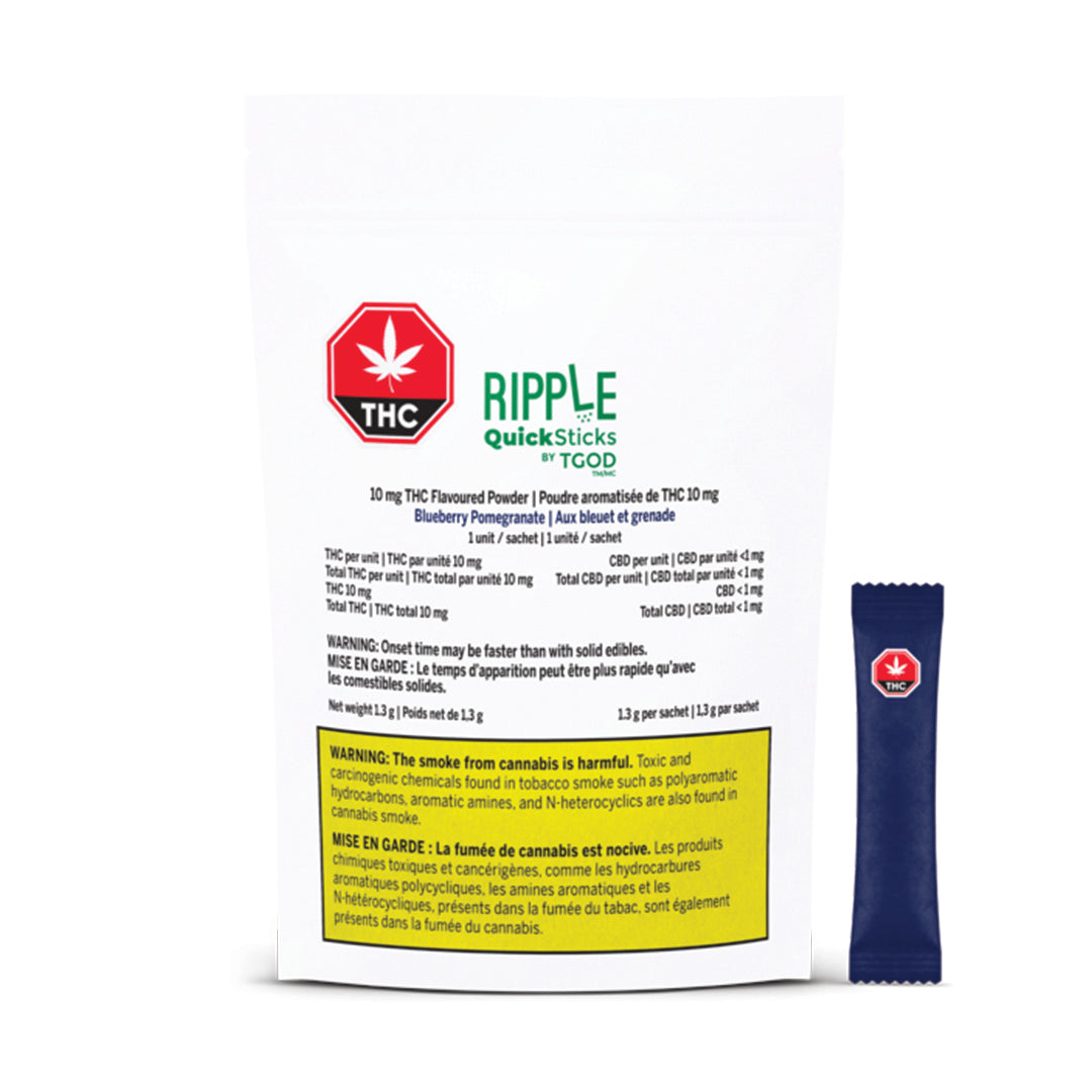 TGOD QUICKSTICKS BLUEBERRY POMEGRANATE (H) POWDER - 10MG X 1